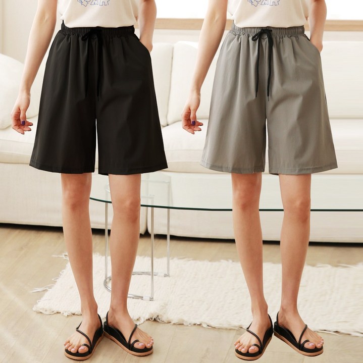 애니진 여름 2개세트 시원한 빅사이즈 아이스 반바지 NSE3355