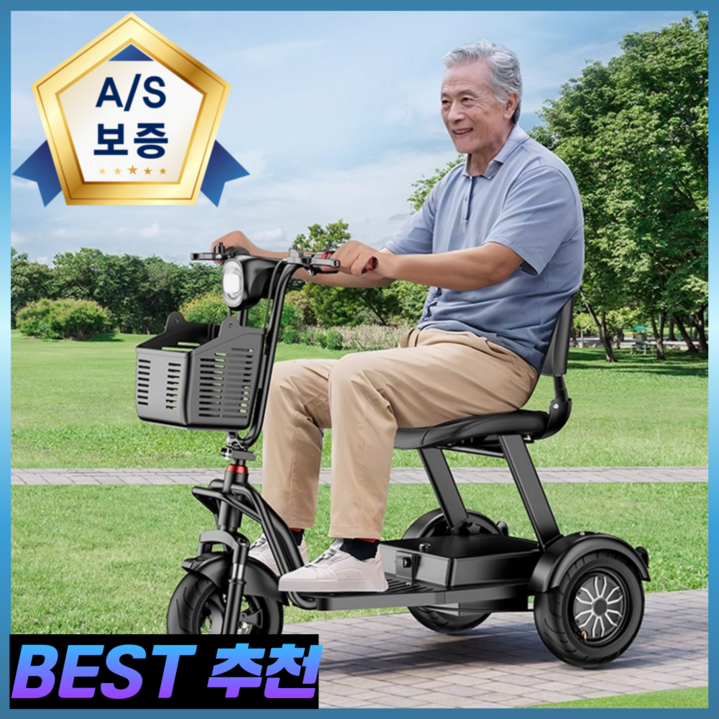 골든모션 노인 전동차 오토바이 전기 스쿠터 전동 산책 삼발이 3륜 삼륜 전동카 어르신 배터리