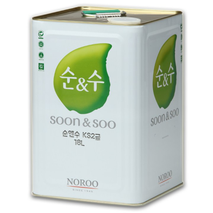 노루페인트 친환경 수성페인트 순앤수 내부 ks2급 18L 무광