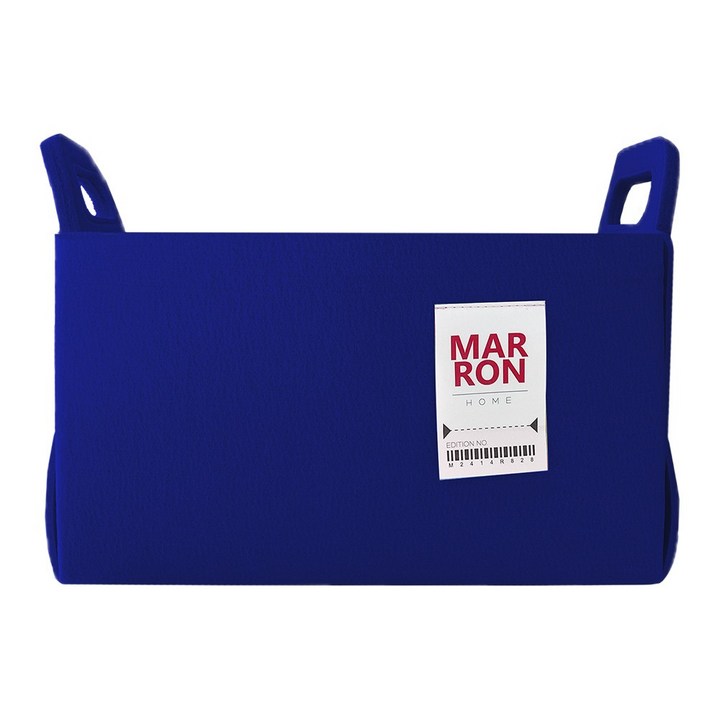 마롱즈 접이식 펠트 수납 바구니, 블루, 5개