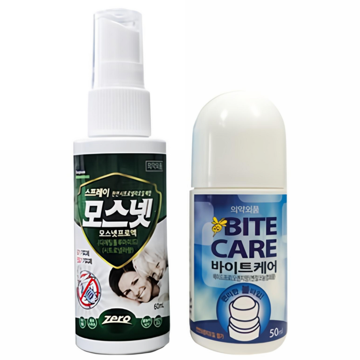 동국제약 바이트케어 50ml + 모스넷 60ml 세트