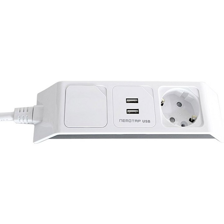 네모탭 USB 일반 2구 일반충전 A타입 멀티탭