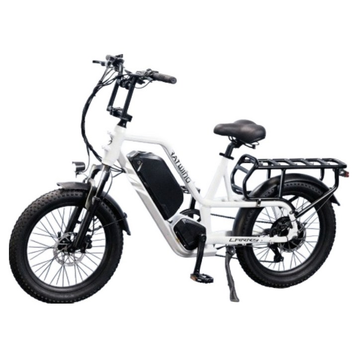 레이윙 캐리 삼성셀 배터리 25Ah 전기자전거 고객직접설치, 펄 화이트, 알루미늄