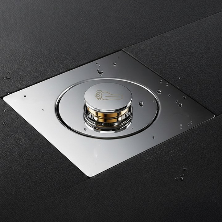 모바이브 욕실용 원터치 개폐형 냄새차단 욕실 하수구 트랩