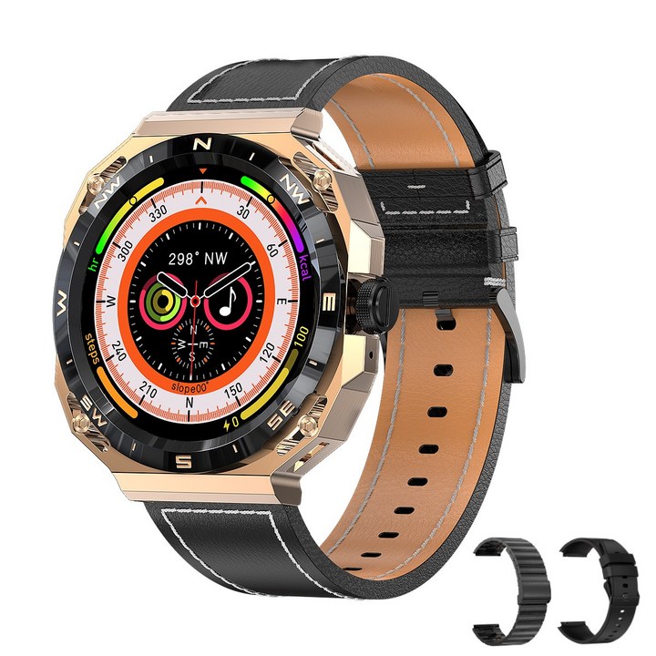 RichMagic WATCH GT5 1.5인치 스마트워치 ChatGPT 인공지능 AI 음성비서 무선충전 NFC 블루투스통화 GPS IP68 방수 스포츠워치 46mm, 가죽밴드스틸밴드실리콘밴드 RichMagic WATCH GT5 1.5인치 스마트워치 ChatGPT 인공지능 AI 음성비서 무선충전 NFC 블루투스통화 GPS IP68 방수 스포츠워치 46mm, 가죽밴드스틸밴드실리콘밴드