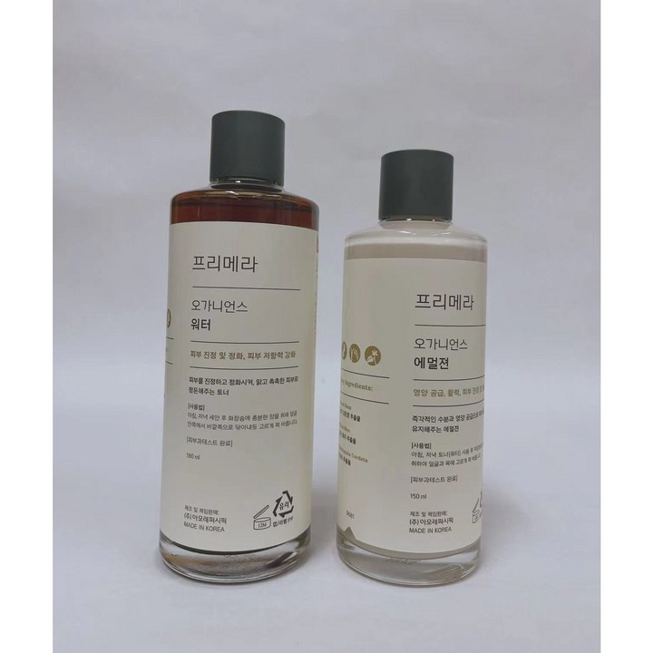 프리메라 오가니언스 워터 180ml 에멀젼 150ml