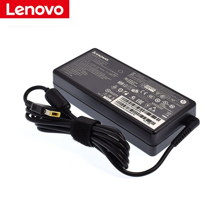 [ 엔티와이 ] LENOVO 정품 어댑터 ADL135NDC3A 20V 6.75A 135W slimtip 슬림팁 충전기 ThinkPad P15v Gen 3 ideapad Gaming, 어댑터+케이블