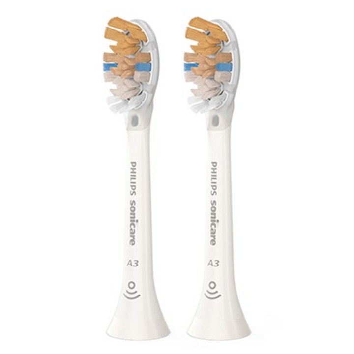 필립스 소닉케어 A3 프리미엄 올인원 칫솔모 화이트 2p, 0.hX9092/67, 1세트