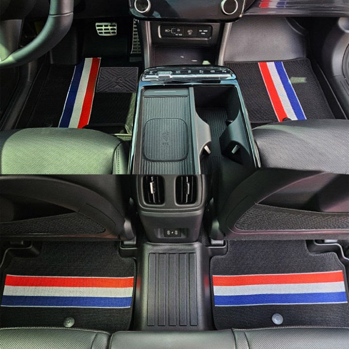 마르테가 캐스퍼 EV 2021 TPE카매트 1열2열 세트 확장형, 트랩톰에디션블랙, 691 캐스퍼12열 EV