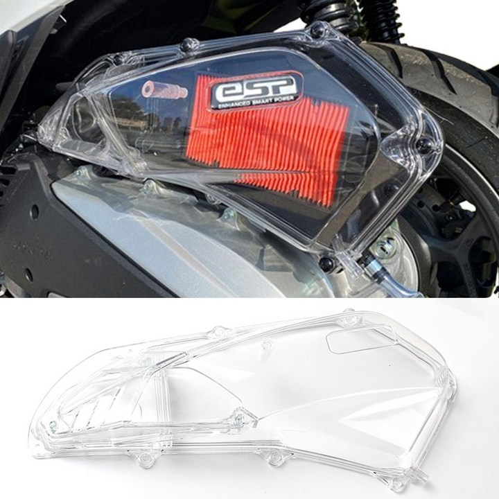 PCX 에어필터 케이스 PCX125 에어필터 커버 투명 21 25 DX ABS CBS, 1개