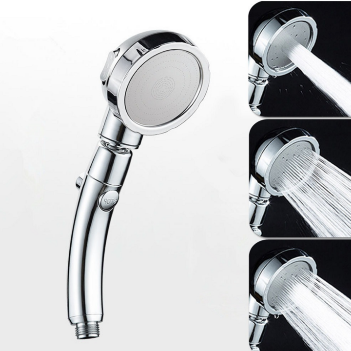 유피해피 U.P 수압상승 3단 분사 절수 샤워기 헤드