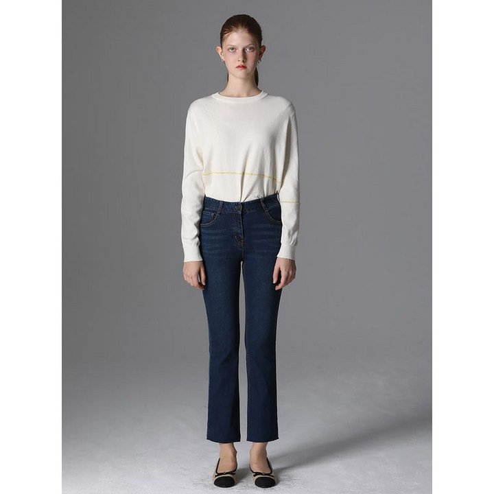 리스트 컷팅 스키니 데님 팬츠  택가격  158000원
