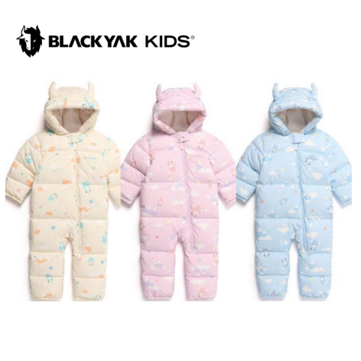 블랙야크키즈정품 베이비 다운 우주복 따뜻하고 사랑스럽고 이쁜 아기외출복
