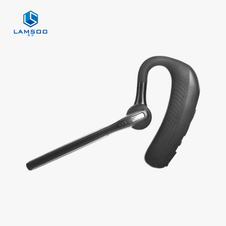 블루투스핸즈프리 람쏘 LS-SL40 퀄컴칩셋 귀걸이형 통화 용 핸즈프리 음질 품질 좋은 한쪽 무선 블루투스 이어폰 추천 한국어 음성안내