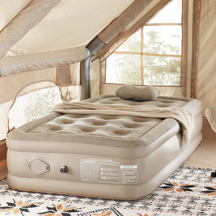 캠핑에어매트 온라인원 어반카모 캠핑 자충 에어매트 야외 캠핑용 휴대용 침대 매트리스 (베게 증정)