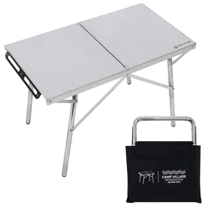 캠핑 낚시 다용도 접이식 스테인리스 사이드 테이블  전용 보관가방, 단일색상