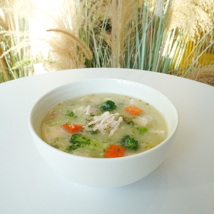 soup 아이엠그라운드 하얀 마녀스프 치킨 닭고기 일주어터 다이어트스프 스튜 식사대용, 5개, 400g