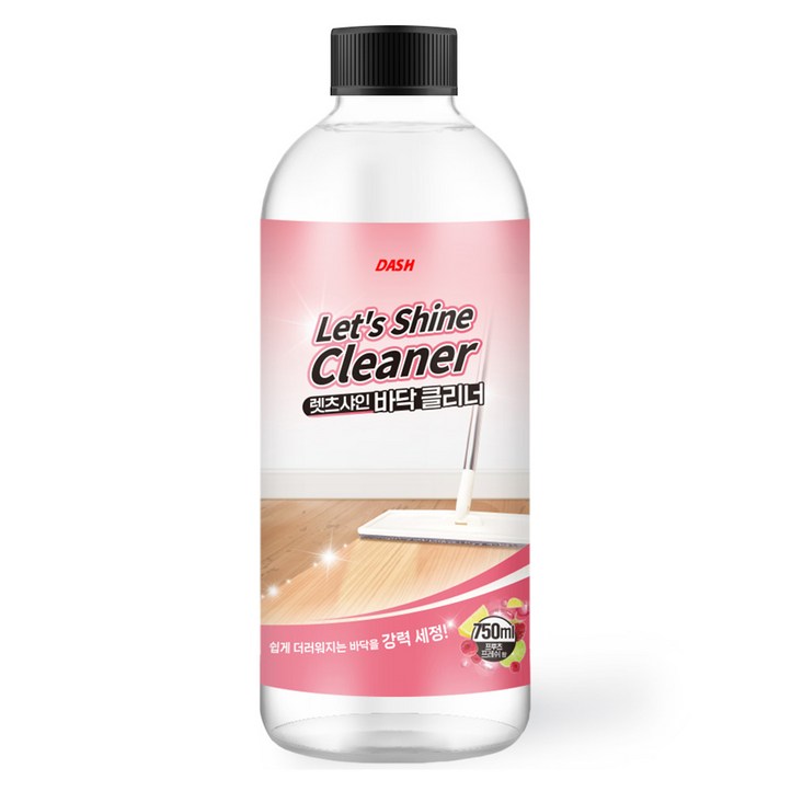 대쉬 렛츠샤인 바닥 클리너 청소 세정제, 750ml, 1개