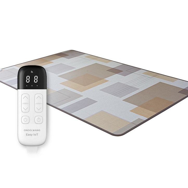 온돌왕 한일메디칼 IoT 탄소 모노륨매트 전기장판 그레이시티 CEL480W, 67인용270 x 183 cm