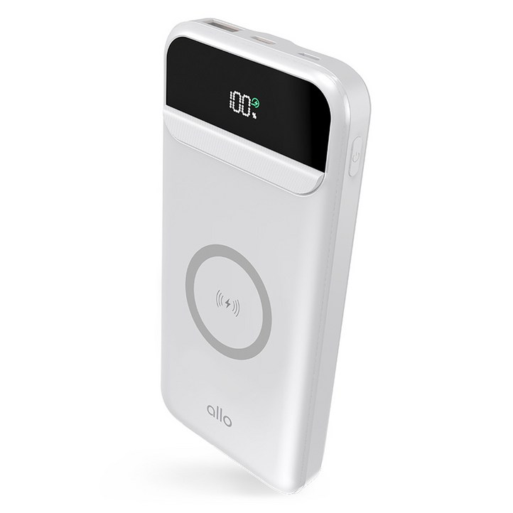 알로코리아 고속 무선 충전 보조배터리 C타입 10000mAh 알로코리아 고속 무선 충전 보조배터리 C타입 10000mAh