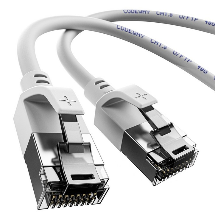 코드웨이 40기가 CAT8 초고속 인터넷 랜선 UFTP 랜케이블, 단일 색상, 1개, 2m