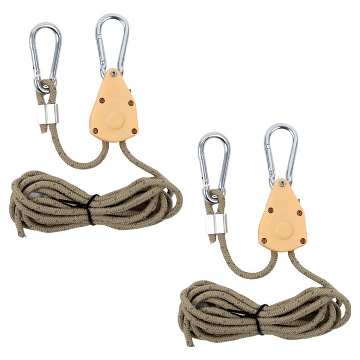 루아즈 캠핑 타프 텐트 스트링 로프라쳇 2p