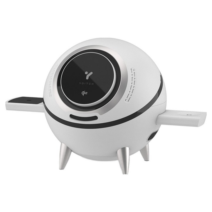 요이치 3in1 맥세이프 아이폰 갤럭시 Qi2 20W 고속 무선충전기, 화이트, 1개