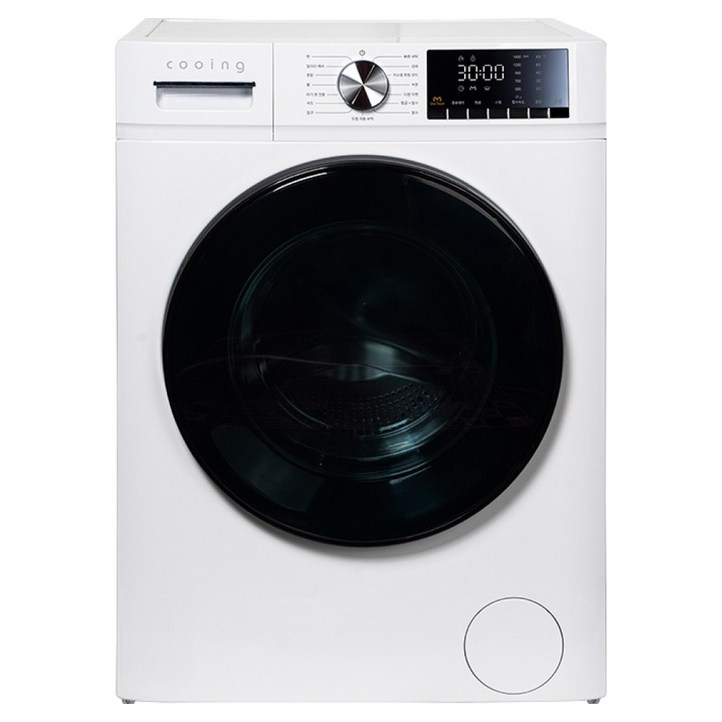 쿠잉전자 1등급 드럼세탁기 LDW10W 10kg 방문설치, 화이트, LDW10W