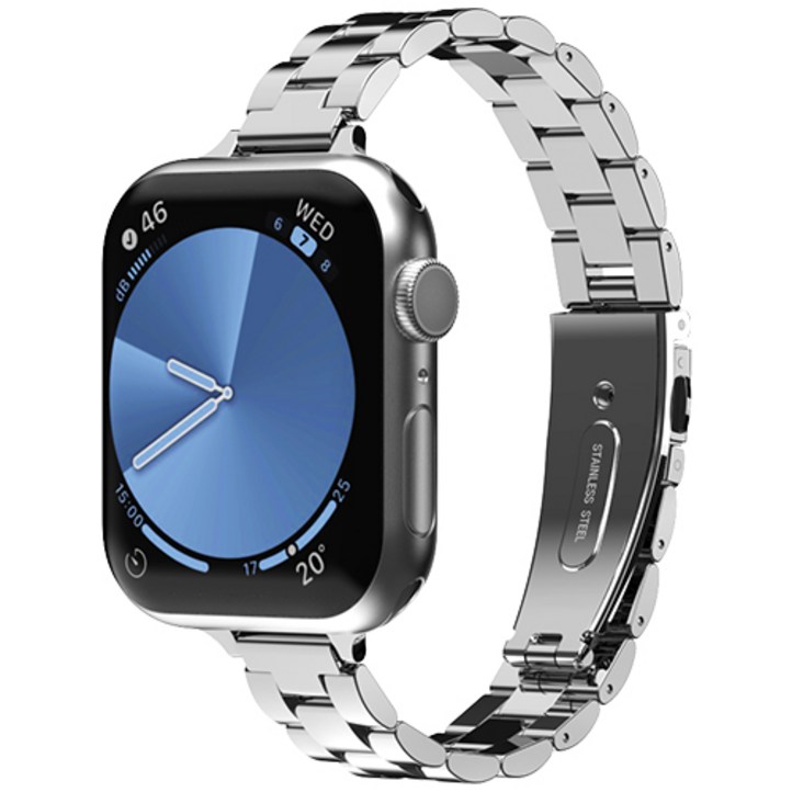 신지모루 스마트 워치 슬림 메탈 스트랩 밴드