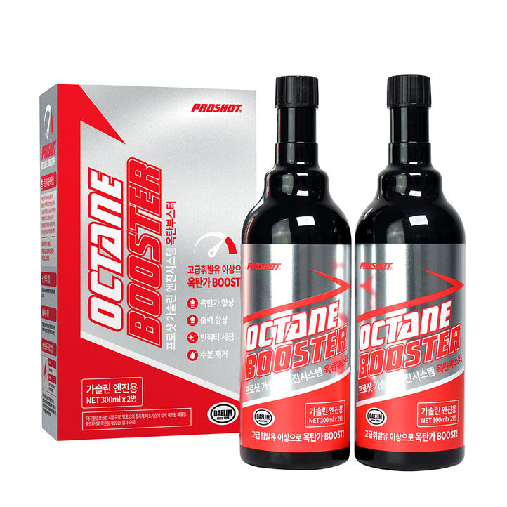 프로샷 가솔린 엔진시스템 옥탄부스터 300ml, 2개, 가솔린휘발유