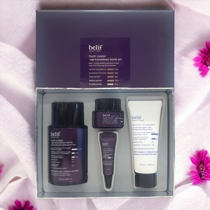 빌리프 유쓰 크리에이터 에이지 넉다운 밤 에센스 set 빌리프 유쓰 크리에이터 에이지 넉다운 밤 에센스 set