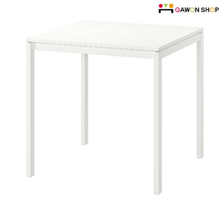 무료배송당일출고 이케아 MELLTORP 2인용 테이블 75X75식탁책상화이트