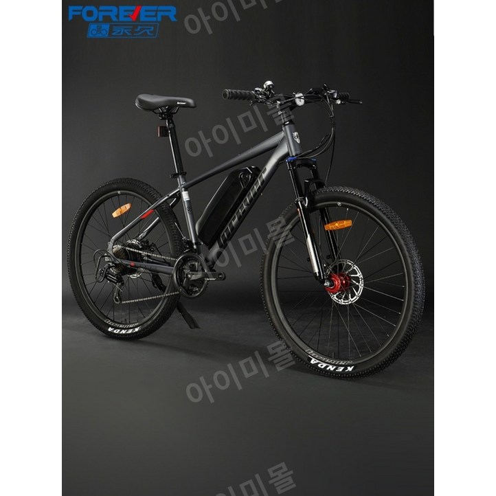 MTB 전기 자전거 입문용 산악 자전거 26인치 27.5인치 출퇴근 통학용, F55시공간 그레이 5A, 27.5인치
