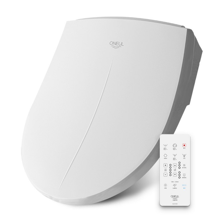 전문가들이 만든 오늘비데 필터가 필요없는 리모컨형 완벽방수비데 심플룸 OLB500 OLB550, 고객직접설치, OLB500