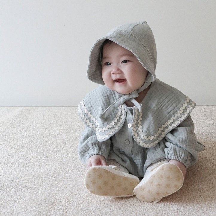 카라 바디슈트 가을 백일 6개월 10개월 돌 아기 여아 외출룩 돌선물