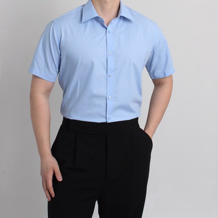 포시즌셔츠 머슬핏 슬림핏 블루 반팔 캐주얼 정장 셔츠 3063 남자 셔츠 유니폼 단체복 직장인셔츠 포시즌셔츠 머슬핏 슬림핏 블루 반팔 캐주얼 정장 셔츠 3063 남자 셔츠 유니폼 단체복 직장인셔츠