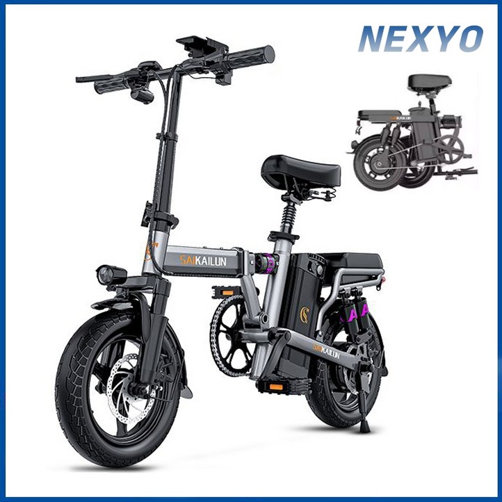 넥시오 접이식 전기자전거 자토바이 전동 자전거 바이크, 프리미엄25A 75km