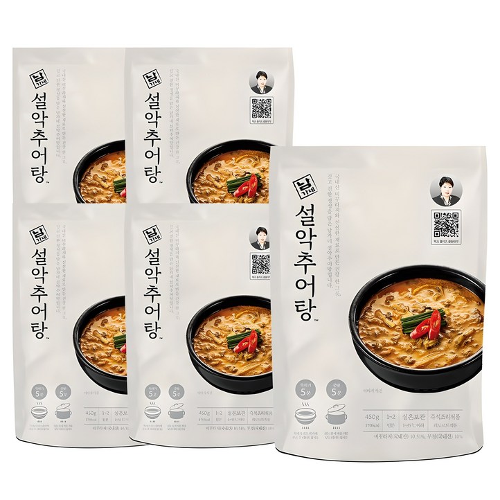 남가네설악추어탕, 450g, 5개 남가네설악추어탕, 450g, 5개