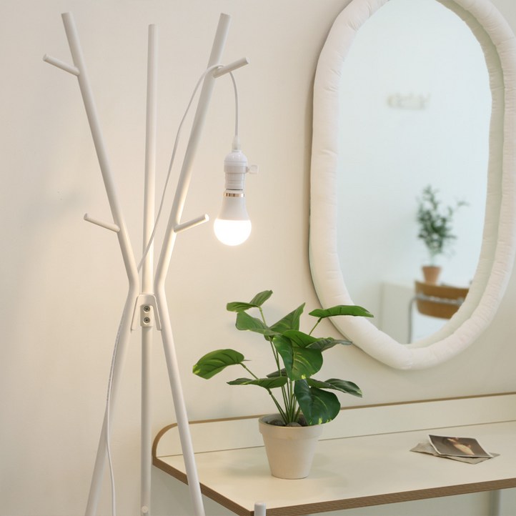 케이시조명 솔릭스 식물등 캠핑등 전구소켓 조명 E26 키소켓 등기구 2.5m 투명고리전구미포함