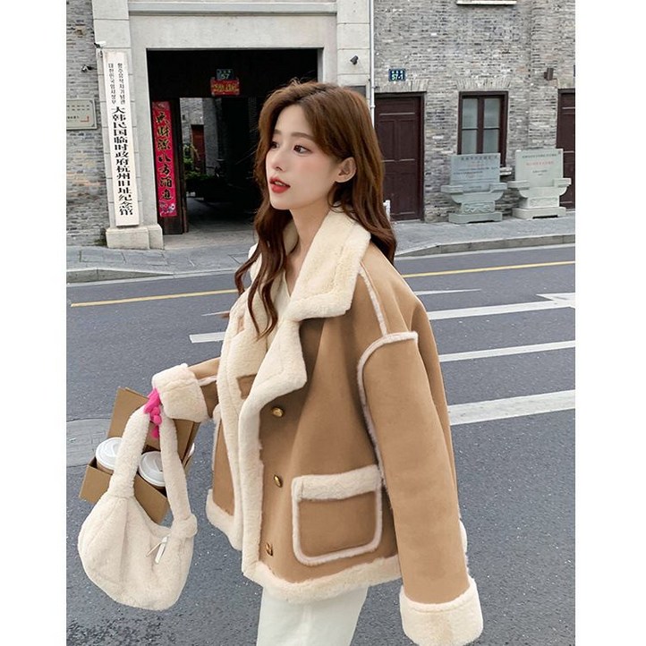 무료배송 겨울 여성 양털 하프코트 캐주얼 아우터 기모 뽀글이 자켓 MG082 무료배송 겨울 여성 양털 하프코트 캐주얼 아우터 기모 뽀글이 자켓 MG082