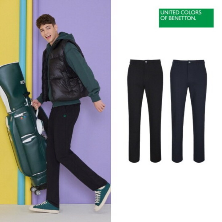 베네통 24FW 최신상 스포츠 기모팬츠 2종 남성 1537934