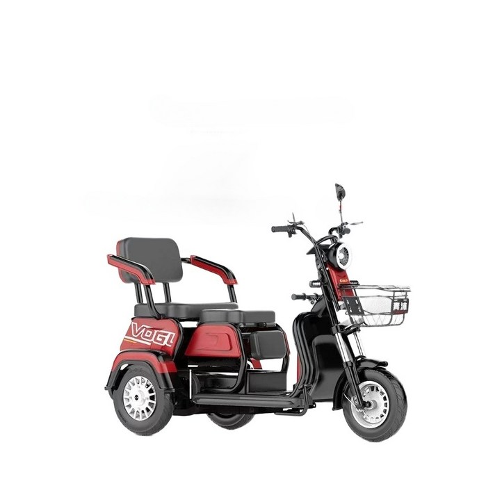 전기 삼륜차 소형 노인용 스쿠터 삼륜오토바이 오토바이, 업그레이드 600W 48V23A 80리, 기본 모델명품번