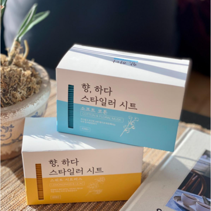 향하다 스타일러 시트 의류관리기 에어드레서 냄새 제거 향기 30P, 1개, 소프트 코튼 향하다 스타일러 시트 의류관리기 에어드레서 냄새 제거 향기 30P, 1개, 소프트 코튼
