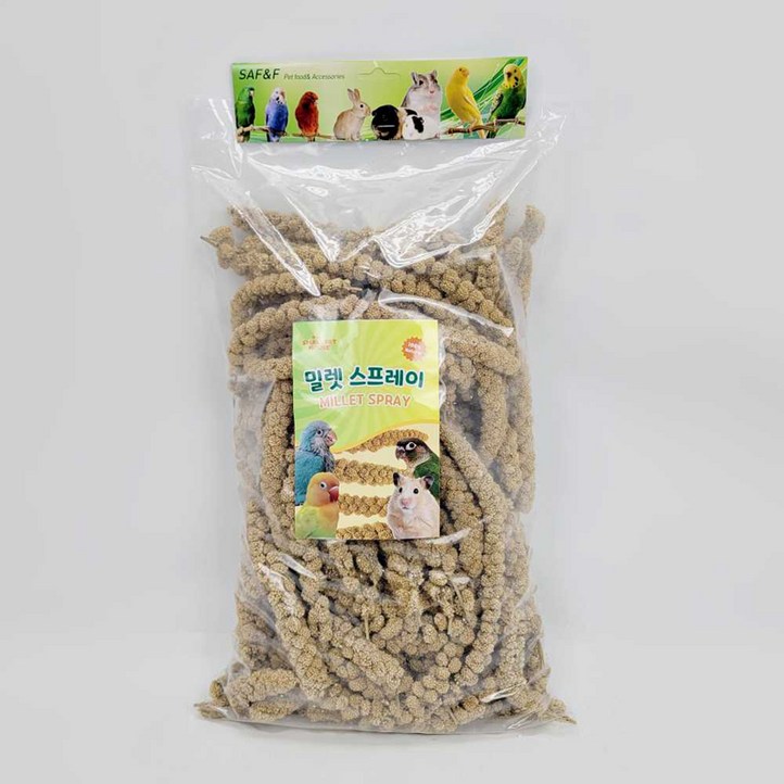 스프레이 밀렛 1kg 알곡 앵무새 햄스터 소동물간식