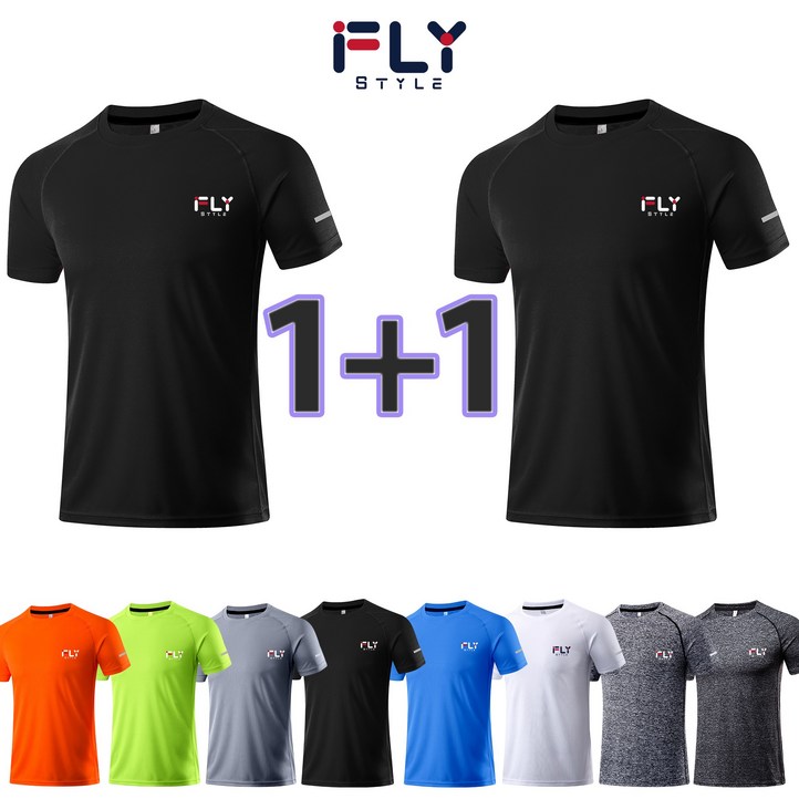 FLY Style 11 남여공용 반팔 트레이닝복 티셔츠 FLY Style 11 남여공용 반팔 트레이닝복 티셔츠