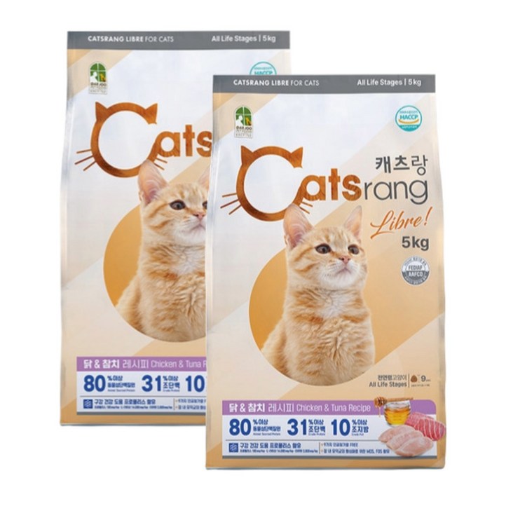 캐츠랑 전연령5kg 캣츠랑 고양이 사료