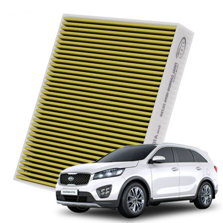 기아 쏘렌토 전차종 자동차 에어컨 히터 필터 초미세먼지 차단 활성탄 필터