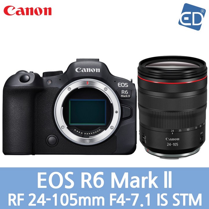 [캐논 정품] EOS R6 Mark II 미러리스 카메라 + 렌즈 패키지/ED