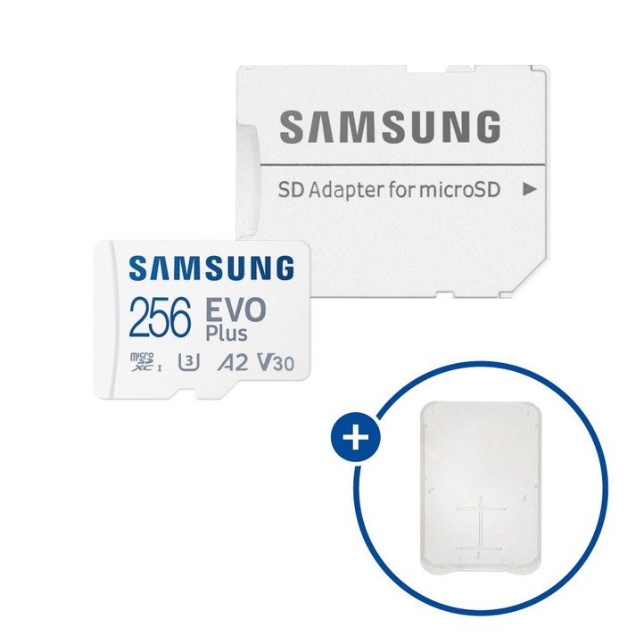 삼성전자 마이크로SD카드 EVO PLUS MBMC256 KR SD카드 케이스 삼성전자 마이크로SD카드 EVO PLUS MBMC256 KR SD카드 케이스