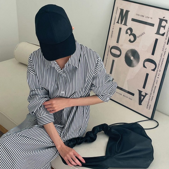 영애씨옷장 스트라이프 셔츠 롱원피스 no.0926 영애씨옷장 스트라이프 셔츠 롱원피스 no.0926